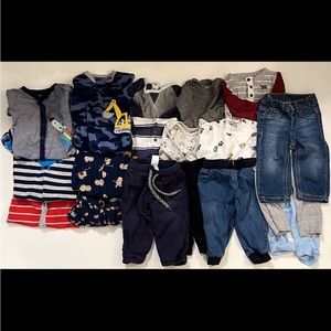 Bundle lot of baby boy winter fall clothes 6 months